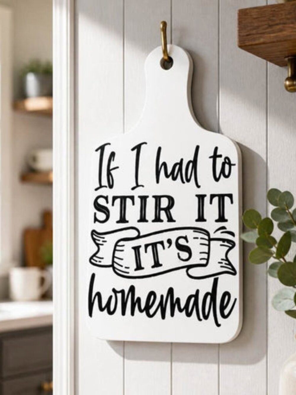 If I Had to Stir It It’s Homemade Decorative Cutting Board